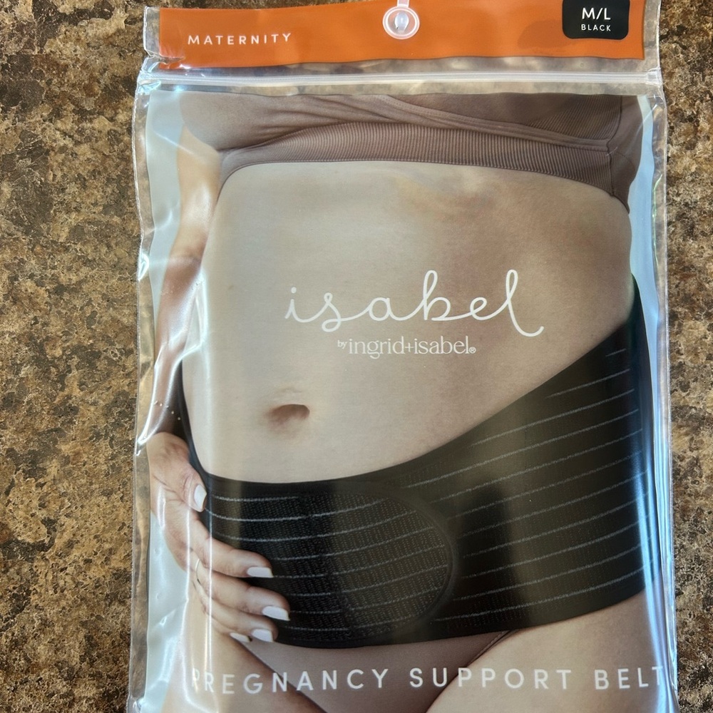 Isabel Black Pregnancy Support Belt